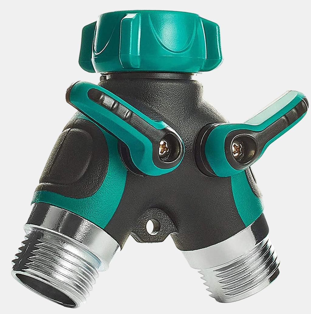 Water Splitter 2 Way – Heavy-Duty Garden Y Hose Connector with Dual Control-Water Splitter-Unique Casa-Unique Casa