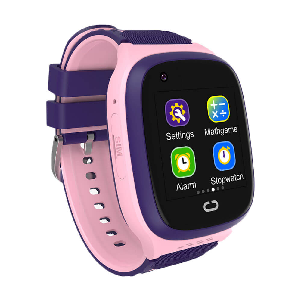 Waterproof 4G Smartwatch for Kids – GPS Tracker and Video Call Watch-Barn-Unique Casa-Pink-Unique Casa