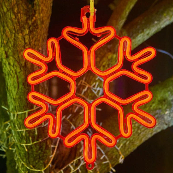 Waterproof LED Outdoor Christmas Lights – Snowflake Design for Decoration 7