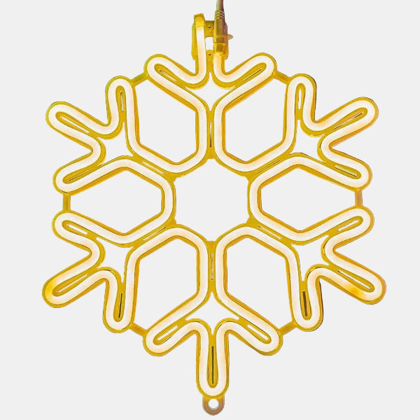 Waterproof LED Outdoor Christmas Lights – Snowflake Design for Decoration 0