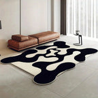 Wavy Abstract Area Rug – Modern Colorful Floor Carpet for Living Room-Rug-Unique Casa-Unique Casa