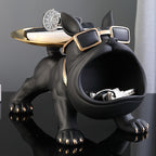 Whimsical Bulldog Storage Bin with Tray – Decorative Storage Container for Home 5