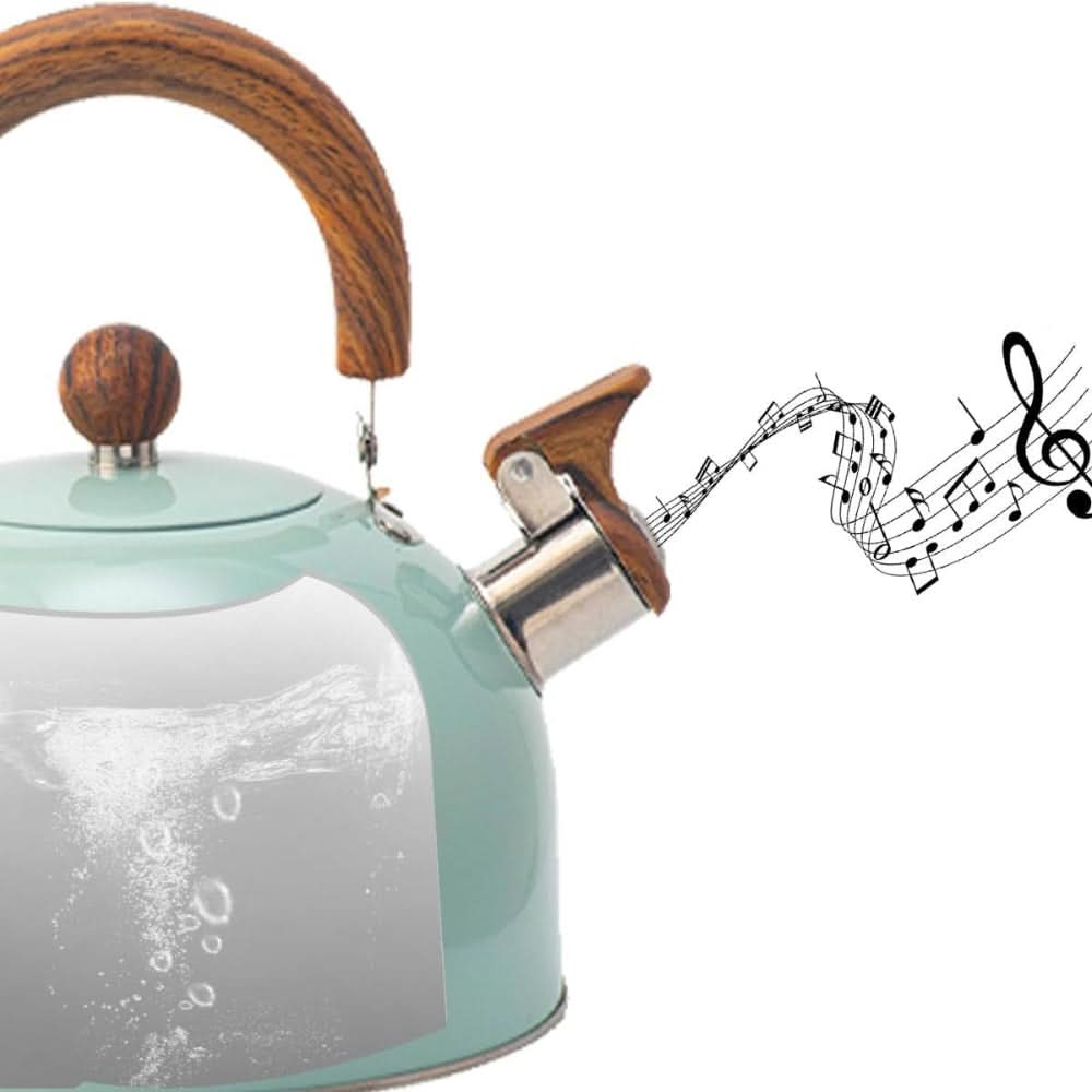 Whistling Tea Kettle in Stainless Steel – Elegant Design for Kitchen Use 2