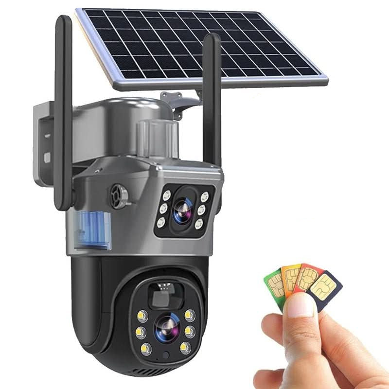 Wireless 4K Solar Security Camera – 360° Smart Surveillance for Home and Outdoor-Gadgets-Unique Casa-4G-Unique Casa