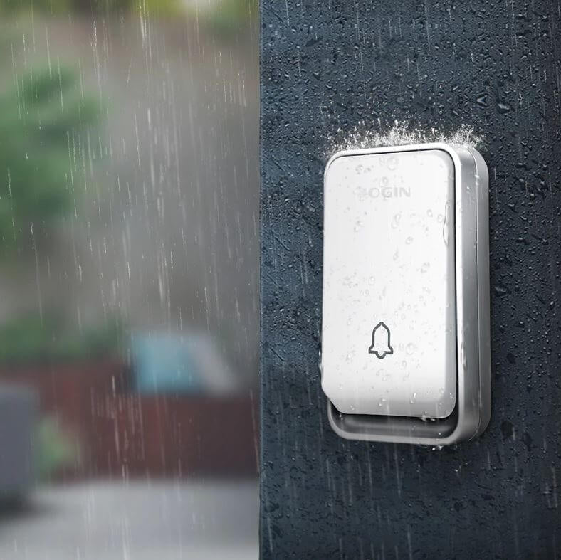 Wireless Smart Doorbell Battery-Free And Waterproof – Easy Home Security Alert