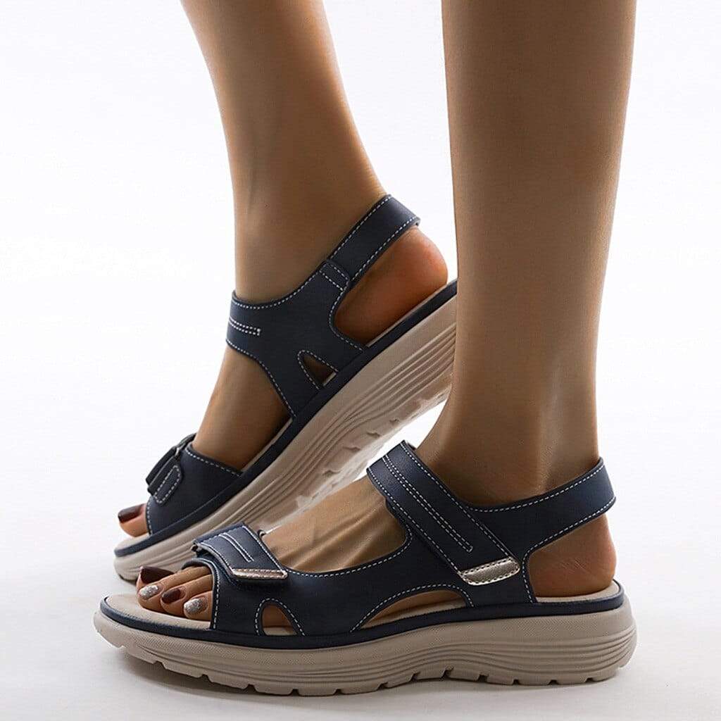 Women’s Summer Sandals - Lightweight Stylish Footwear For Warm Weather Comfort-Women Sandals Slides Summer-Unique Casa-Blue-AU 5 [EU36]-Unique Casa