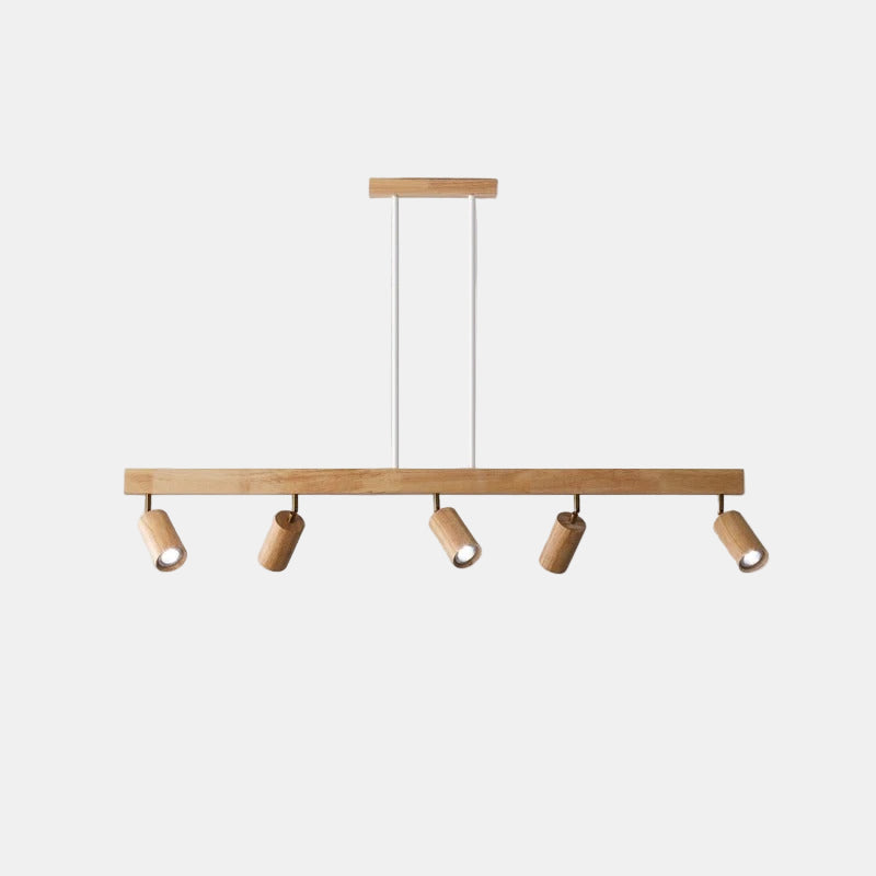 Wooden Ceiling Spotlight Lamp – Minimalist LED Light for Modern Interiors 19