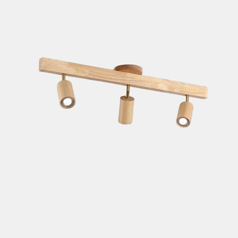 Wooden Ceiling Spotlight Lamp – Minimalist LED Light for Modern Interiors 18