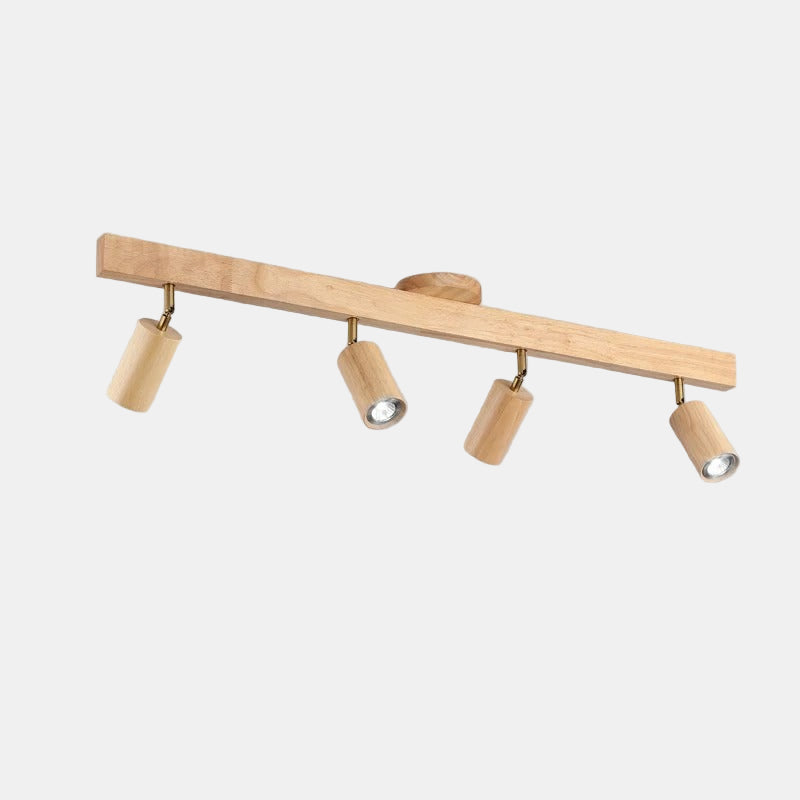 Wooden Ceiling Spotlight Lamp – Minimalist LED Light for Modern Interiors 21