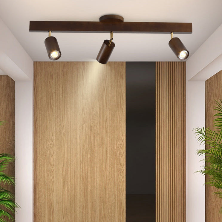 Wooden Ceiling Spotlight Lamp – Minimalist LED Light for Modern Interiors 2