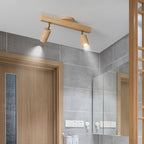 Wooden Ceiling Spotlight Lamp – Minimalist LED Light for Modern Interiors 5