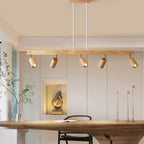 Wooden Ceiling Spotlight Lamp – Minimalist LED Light for Modern Interiors 7