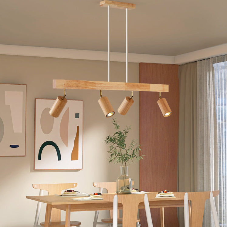 Wooden Ceiling Spotlight Lamp – Minimalist LED Light for Modern Interiors 8