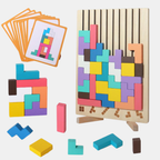 Wooden Stacking Puzzle Toy – Fun, Educational, and Engaging-Unique Casa-Unique Casa